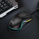 Манипулятор мышь HOCO GM19 Enjoy gaming luminous wired mouse Black 6931474784131 фото 7