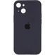 Силіконовий чохол з закритою камерою для iPhone 14 Dark Grey