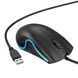 Манипулятор мышь HOCO GM19 Enjoy gaming luminous wired mouse Black 6931474784131 фото 5