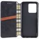 Шкіряний чохол-книжка GETMAN Cubic для ZTE Blade A75 4G Чорний 555-01607 фото 3