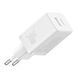 Мережевий зарядний пристрій Baseus Cube Fast Charger C+U 30W EU Moon White 656-01294 фото 8