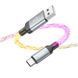 Кабель HOCO U112 Shine charging data cable for Type-C Gray 6931474788818 фото 4