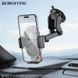 Автотримач для телефона BOROFONE BH134 Rio push-type car holder (center console) Black 6941991120671 фото 8