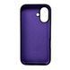 Силиконовый чехол для iPhone 16 Berry Purple 666-01161 фото 2