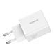 Мережевий зарядний пристрій Baseus Cube Fast Charger C+U 30W EU Moon White 656-01294 фото 7