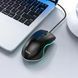 Манипулятор мышь HOCO GM19 Enjoy gaming luminous wired mouse Black 6931474784131 фото 8