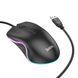 Манипулятор мышь HOCO GM19 Enjoy gaming luminous wired mouse Black 6931474784131 фото 1