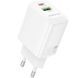 СЗУ Borofone BN29 Fuente PD30W+QC3.0 (1USB-A/1C) White ILSO-00000079267-1 фото 1
