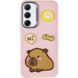 Чехол TPU Leather Toys для Samsung Galaxy A36 5G Capybara / Pink 555-00914 фото