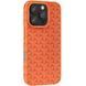 Чехол TPU Weaving для iPhone 16 Pro (6.3") Orange 555-00322 фото 1