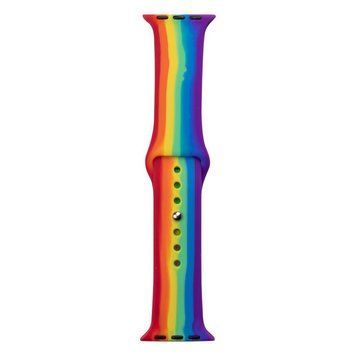 Ремінець для Apple Watch Band Silicone One-Piece Size-S 38/40/41 mm Rainbow 212-02003 фото
