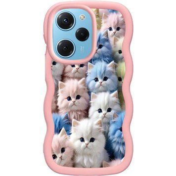 Чехол TPU Cloudy Pictures для Xiaomi Poco X5 Pro 5G / Note 12 Pro 5G Kittens 555-01223 фото