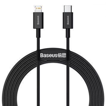 Кабель Baseus Superior Series Fast Charging Type-C to Lightning PD 20W (2m) Black 209-00242 фото