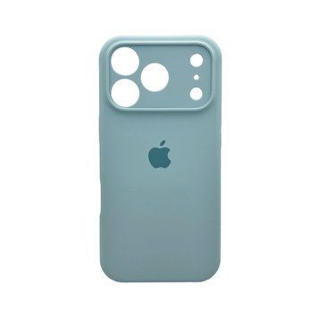 Силиконовый чехол с закрытой камерой для iPhone 17 Pro Mist Blue 666-04257 фото