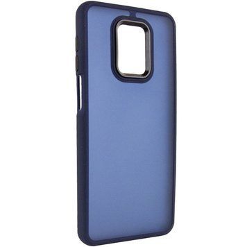 Чохол TPU+PC Lyon Frosted для Xiaomi Redmi Note 9s / Note 9 Pro / Note 9 Pro Max Navy Blue ILSO-00000065048-3 фото