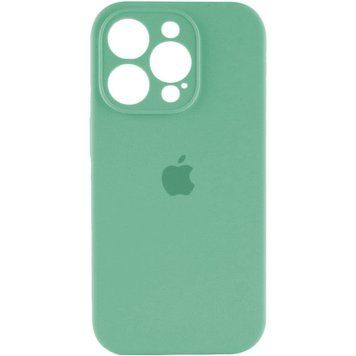 Силиконовый чехол с закрытой камерой для iPhone 14 Pro Max Spearmint 666-00956 фото