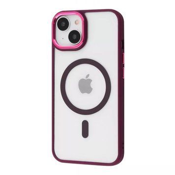 Чохол WAVE Cover Glossy Ardor Case with MagSafe для iPhone 15 Бордовий 214-01334 фото