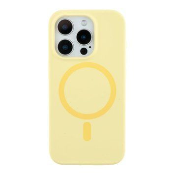 Чехол Glow Silicone Case with Magsafe для iPhone 15 Pro Yellow 214-03939 фото