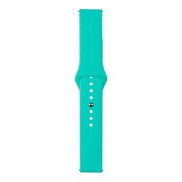 Ремінець Универс 20mm Silicone Original Button Design для Samsung/Amazfit/Huawei Spearmint Green 212-02703 фото