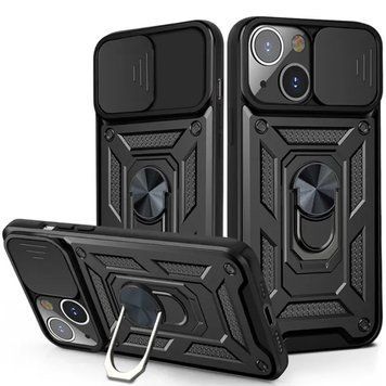 Ударопрочный чехол Camshield Serge Ring для Apple iPhone 13 (6.1") Black 208-05556 фото