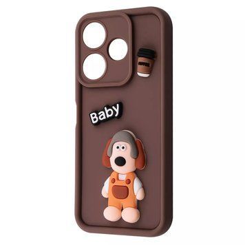 Чехол Pretty Things Case для Xiaomi Redmi 13C 4G/Poco C65 Brown/Baby 777-01670 фото