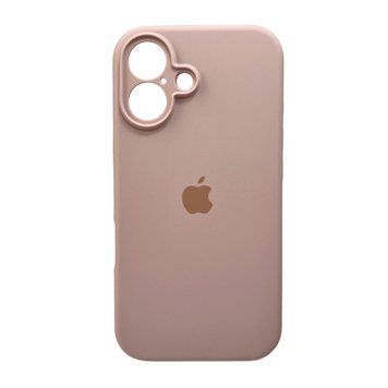 Силиконовый чехол с закрытой камерой для iPhone 16 Pink Sand 666-05453 фото