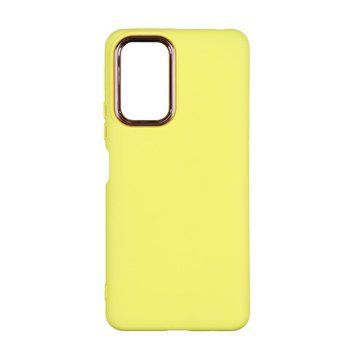 Чохол Silicone Cover Metal frame для Xiaomi Redmi Note 10 Pro / 10 Pro Max 4G Yellow 208-03470 фото