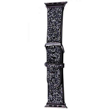 Ремінець Bling World Rock Diamond для Apple Watch 38/40/41/42mm(ser.10) Черный 212-01369 фото