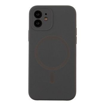 Чехол Glow Silicone Case Full Camera with Magsafe для iPhone 12 Grey 214-03989 фото