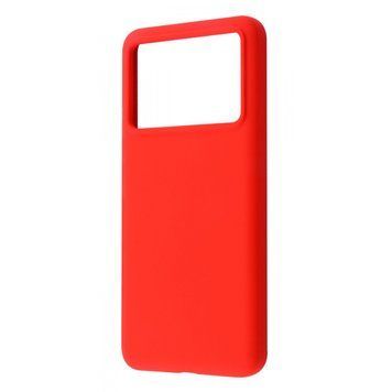 Чехол WAVE Full Silicone Cover для Xiaomi Poco X6 Pro 5G Red 656-07390 фото