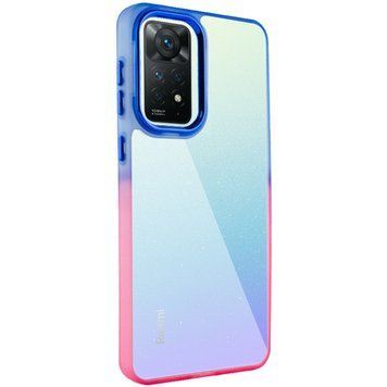 Чохол TPU+PC Fresh sip series для Xiaomi Redmi Note 11 Pro 4G/5G / 12 Pro 4G Рожевий / Синій 777-06639 фото