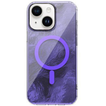 Чохол TPU Shiny Mountain (MagFit) для Apple iPhone 14 / 13 (6.1") Purple 555-02907 фото
