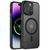 TPU+PC чохол Metal Buttons with MagSafe Colorful для Apple iPhone 12 Pro / 12 (6.1") Black 555-03107 фото
