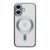 Чехол TPU Metallic Chrome Full Camera with Magsafe для iPhone 16 Blue 214-02937 фото