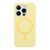 Чехол Glow Silicone Case with Magsafe для iPhone 15 Pro Yellow 214-03939 фото