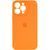 Силиконовый чехол с закрытой камерой для iPhone 16 Pro Max Orange 666-01318 фото