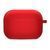 Силиконовый футляр с микрофиброй для наушников Airpods Pro 3 Red 656-08108 фото