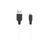 Кабель HOCO X21 USB to iP 2A, 1m, silicone, TPE connectors, Black+White 6957531071365 фото