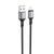 Кабель BOROFONE BX83 iP Famous silicone charging data cable Black 6974443386356 фото
