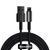 Кабель Baseus Tungsten Gold Fast Charging Data Cable USB to iP 2.4A 2m Black CALWJ-A01 фото