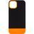 Чехол TPU+PC Bichromatic для Apple iPhone 13 (6.1") Black / Orange 555-03989 фото
