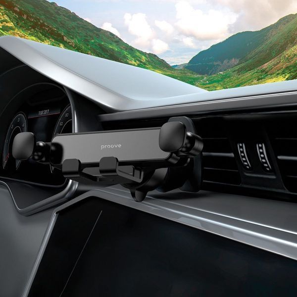 Автоутримувач Proove Gravity Lite Air Outlet Car Mount black 656-02632 фото