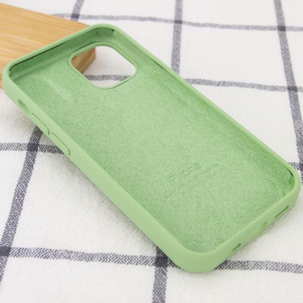 Чехол Silicone Case Full Protective для Apple iPhone 14 Plus (6.7") Mint 555-04039 фото