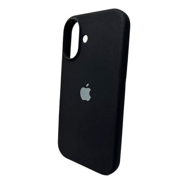 Силиконовый чехол для iPhone 16 Black 666-01162 фото