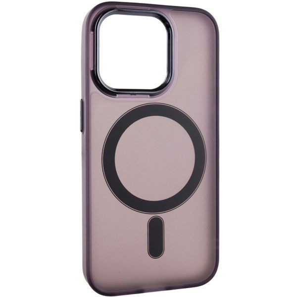 Чохол TPU+PC Lily with MagSafe для Apple iPhone 13 Pro Max (6.7") Dark Purple 214-03617 фото
