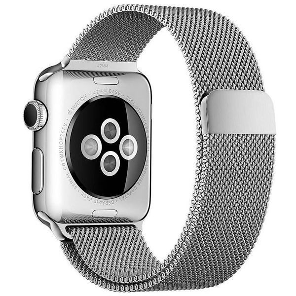 Ремінець Milanese Loop Design для Apple Watch 42(ser.1-3)/44/45/46/49mm Серебряный 212-01163 фото