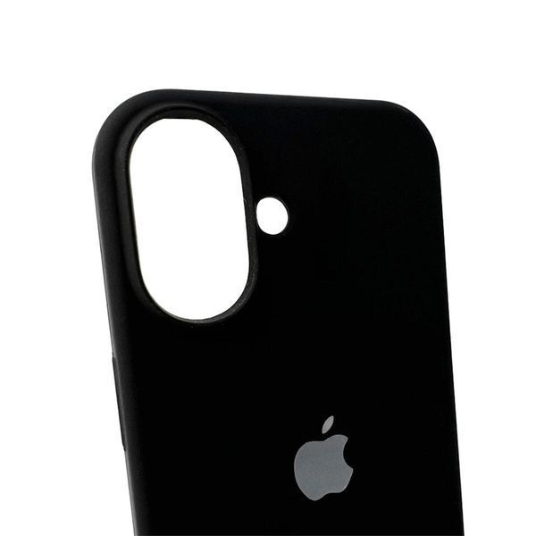 Силиконовый чехол для iPhone 16 Black 666-01162 фото