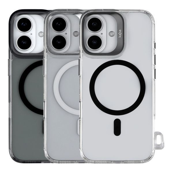 Чохол Kajsa Trans-Shield with MagSafe для iPhone 17 Black Smoke 2020000509301 фото