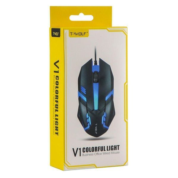 USB Мышь TWolf V1 Черный 656-02705 фото