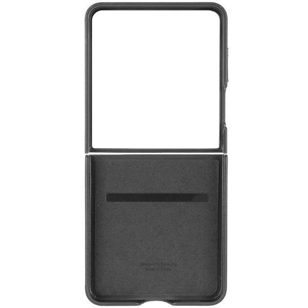 Шкіряний чохол Leather Case для Samsung Galaxy Z Flip7 Black 777-07979 фото